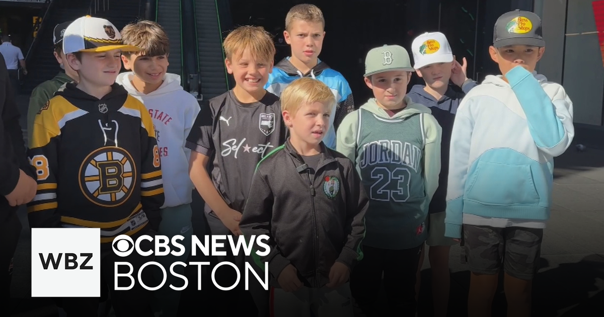 Young Boston Celtics fans excited for season opener - CBS Boston