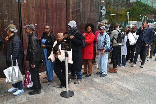Guests view the free Simulcast of Misty Copeland's historic farewell from ABT presented by American Ballet Theatre, The Misty Copeland Foundation, and Lincoln Center at Alice Tully Hall on October 22, 2025 in New York City. 