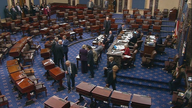 The Senate floor on Thursday, Oct. 23, 2025. 
