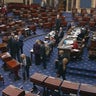 The Senate floor on Thursday, Oct. 23, 2025. 