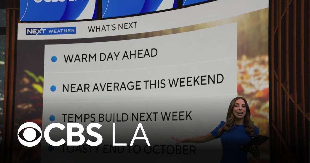 Alex Biston’s NEXT Weather forecast - CBS Los Angeles