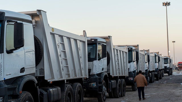 Excavation Equipment Sent To Gaza To Aid Search For Deceased Hostages