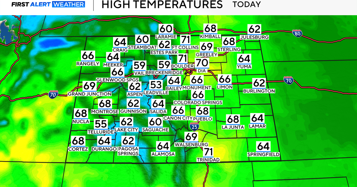 Colorado sees a warm Sunday ahead of workweek cooldown CBS Colorado Colorado sees a warm Sunday ahead of workweek cooldown CBS Colorado