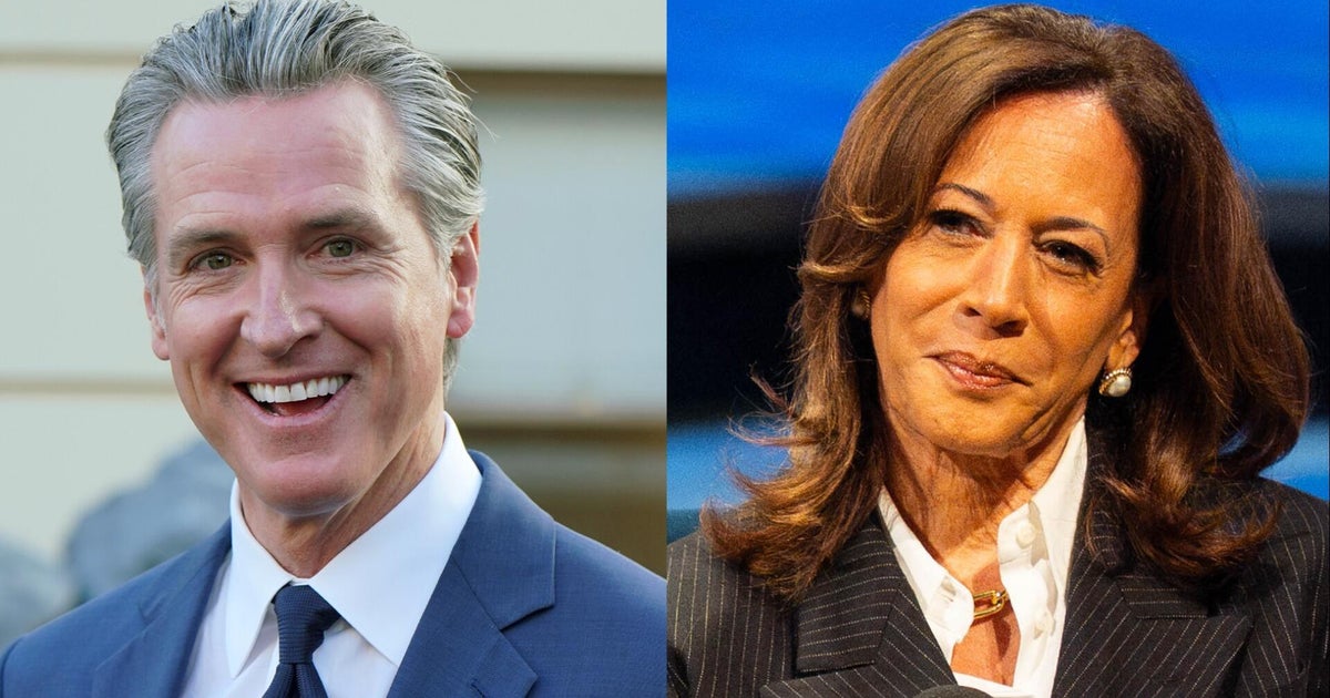 Gavin Newsom Kamala Harris hint at 2028 presidential bids CBS News