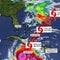 Maps show Hurricane Melissa approaching Jamaica as a Category 5