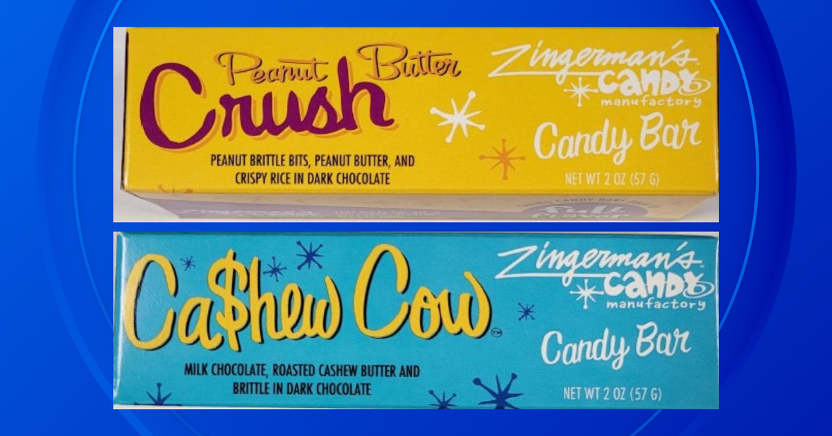 Zingerman’s Recalls Two Nut-Allergen Candy Bars