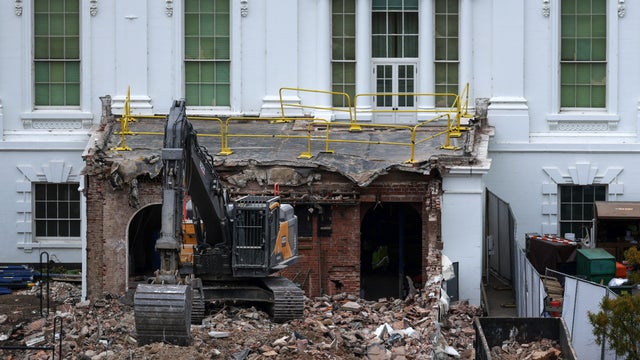 White House East Wing Demolition Continues For Trump Ballroom Construction 