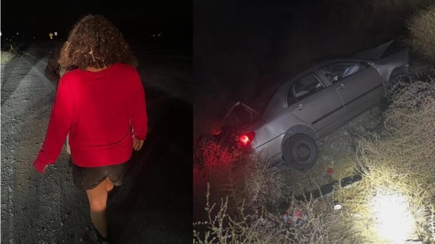 Tracy DUI suspect and crash scene on I-580