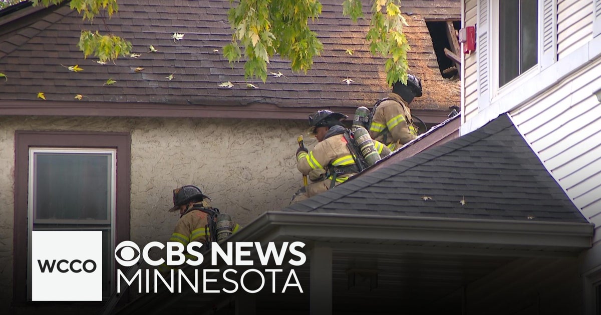 Firefighter hospitalized after battling fire in St. Paul - CBS Minnesota