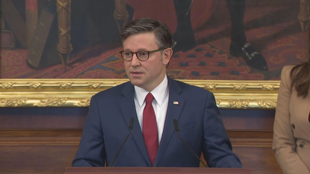House Speaker Mike Johnson at a press conference at the Capitol on Friday, Oct. 31, 2025. 
