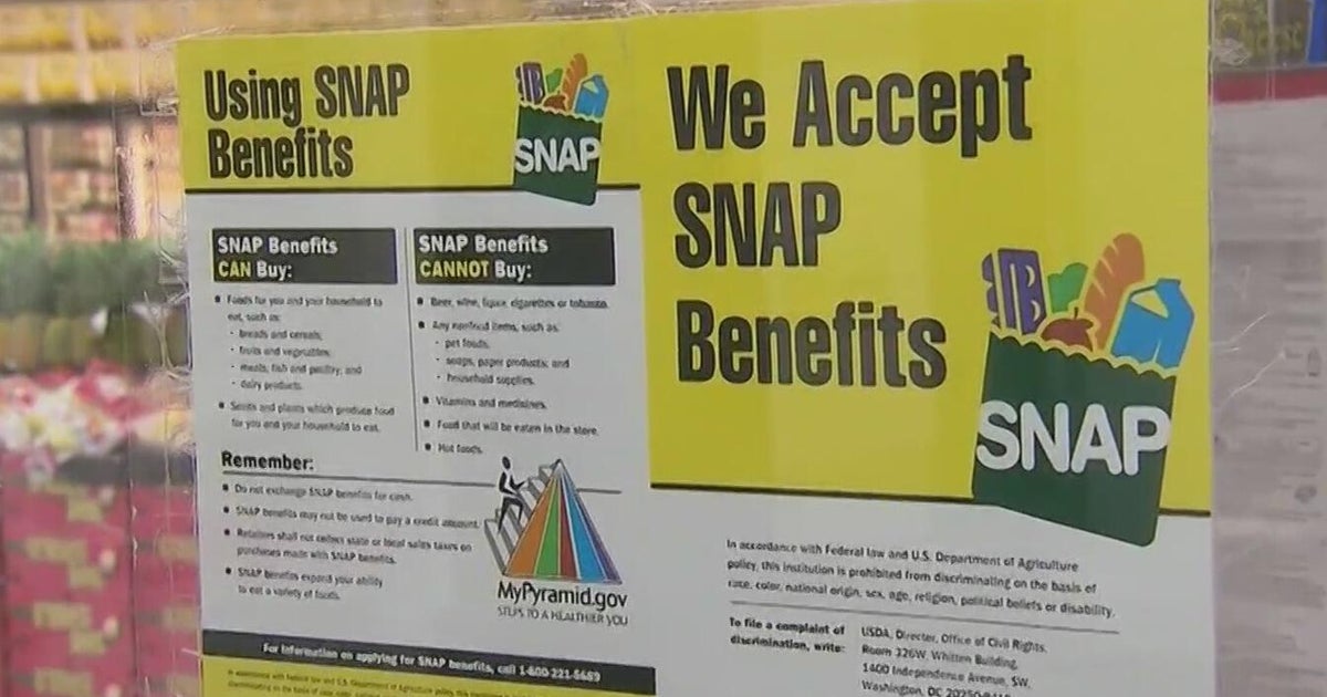 Government shutdown drags on as SNAP benefits expire at midnight - CBS ...