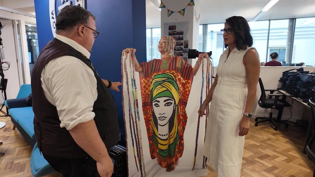 Craig Glenday and Cecilia Vega 