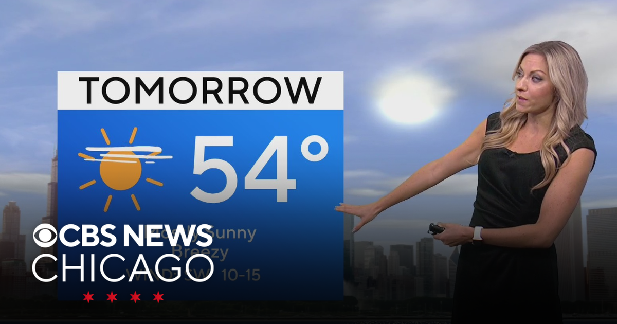Expect sunshine with highs in the 50s for Sunday - CBS Chicago
