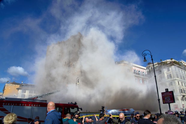 APTOPIX Italy Medieval Tower Collapsed 