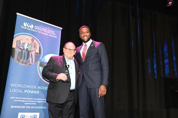 Allen Iverson Receives an Icon Award from WTC Philadelphia 