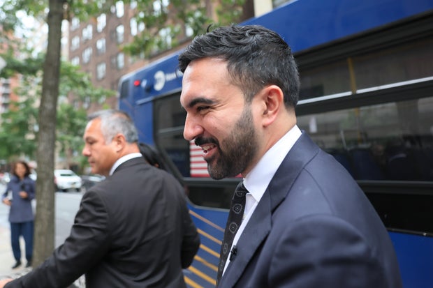Zohran Mamdani Rides A City Bus As He Campaigns For Mayor Of New York 