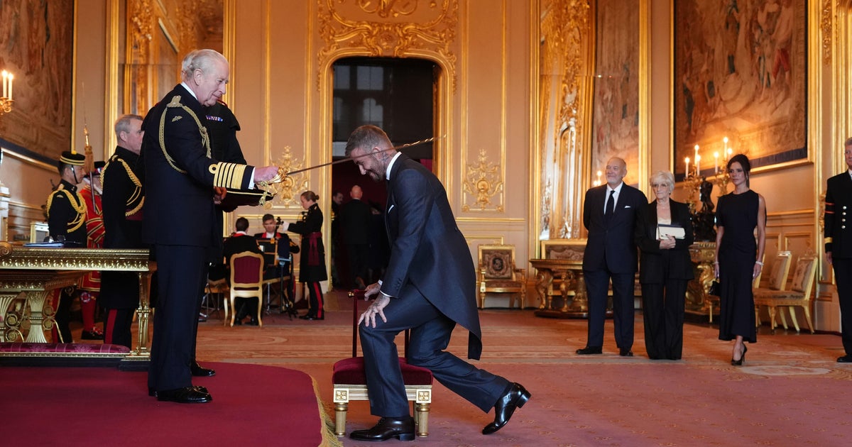 David Beckham calls being knighted by King Charles his "proudest moment"