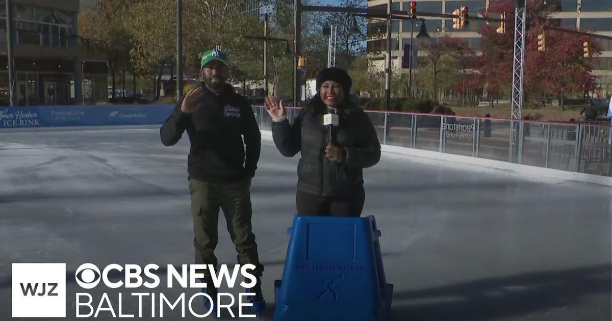Around Town: Inner Harbor Ice Rink in Baltimore prepares to open - CBS ...