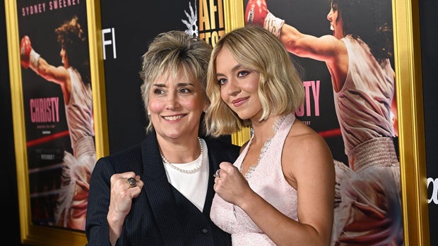 Christy Martin and Sydney Sweeney