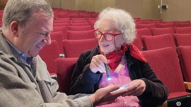 Jon Wertheim and Margaret Atwood 