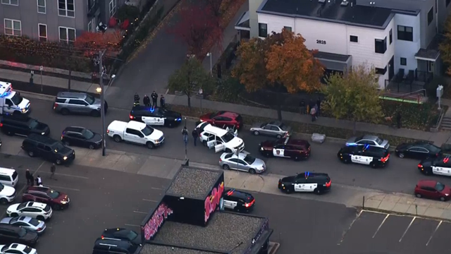 INX AERIALS South Minneapolis Police Incident 110625 