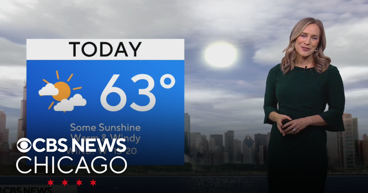 Sunny and warm on Friday before weekend cooldown - CBS Chicago