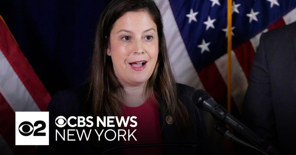 Congresswoman Elise Stefanik joins race for New York governor - CBS New ...