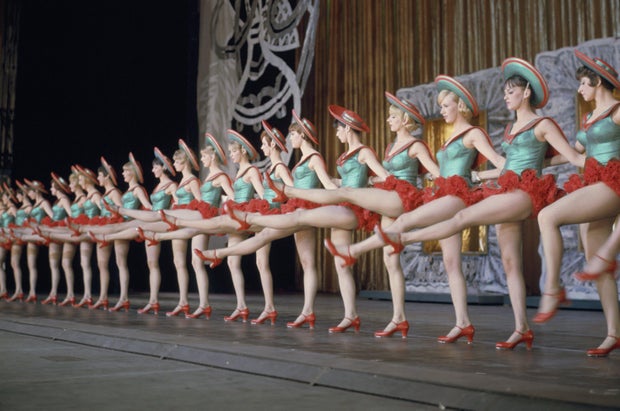 The Rockettes perform onstage