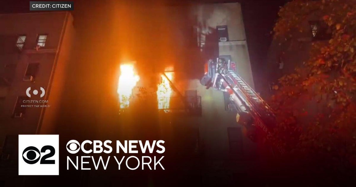 Crews battle 5-alarm fire at Washington Heights apartment building ...