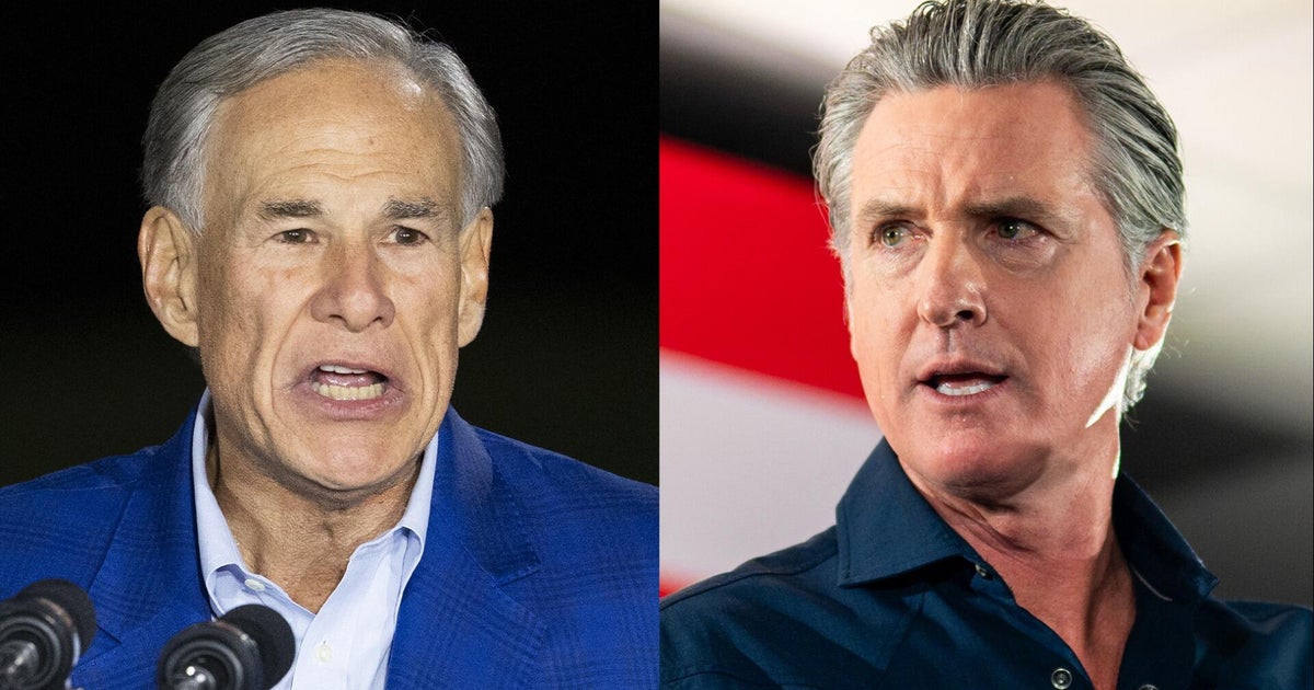 Greg Abbott, Gavin Newsom hold rallies in Texas 1 day apart