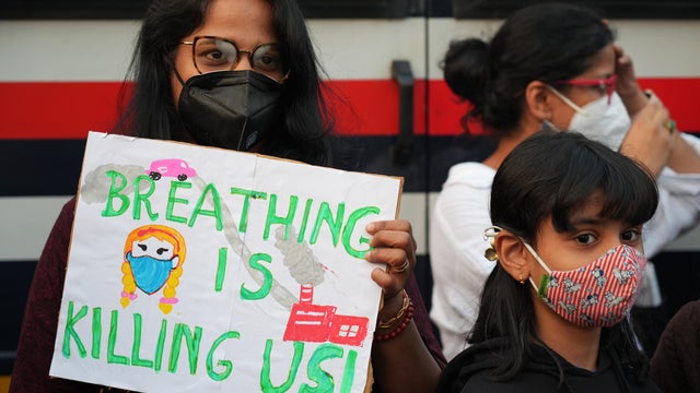 Protest Against Air Pollution In New Delhi 