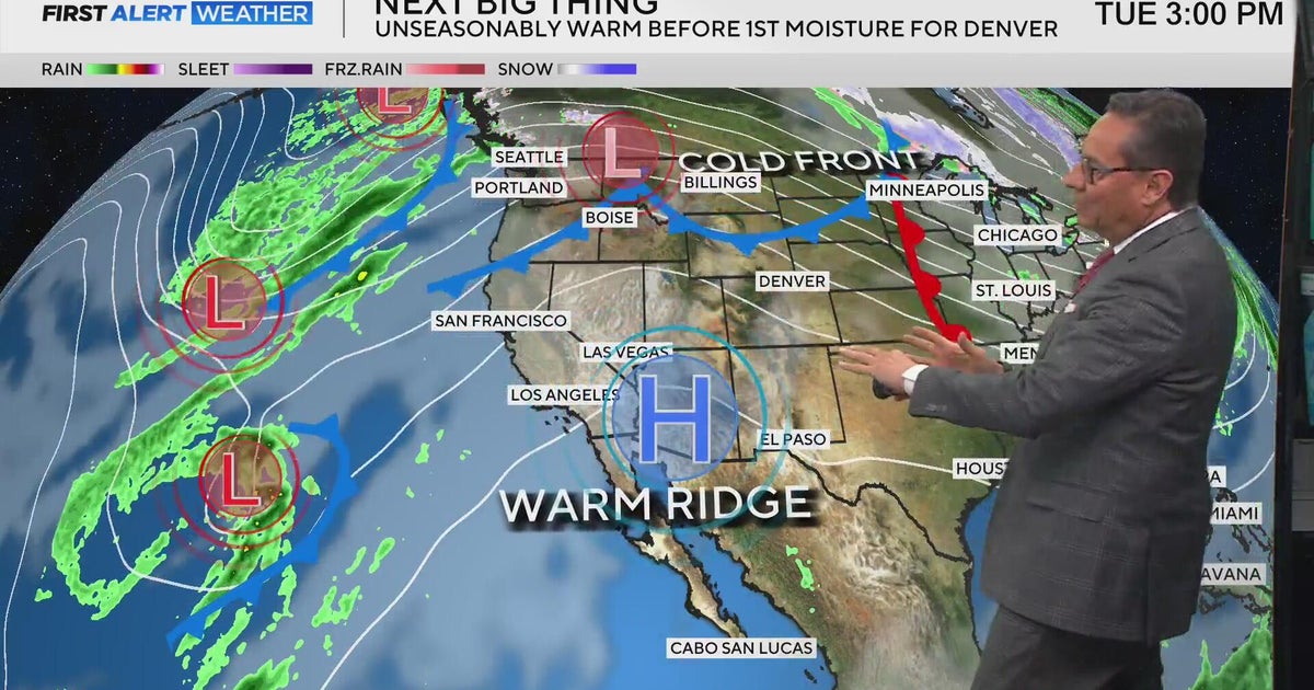 Unseasonably warm week with a little moisture showing up this weekend ...
