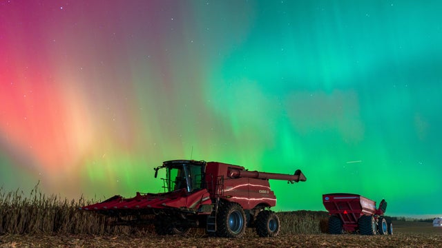 Solar Storm Lights Up Wisconsin Farmland In Rare Aurora Spectacle 