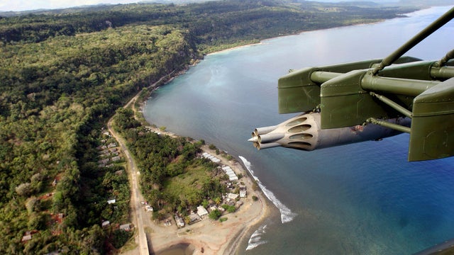 An Mi-17 helicopter of the Cuban Air For 