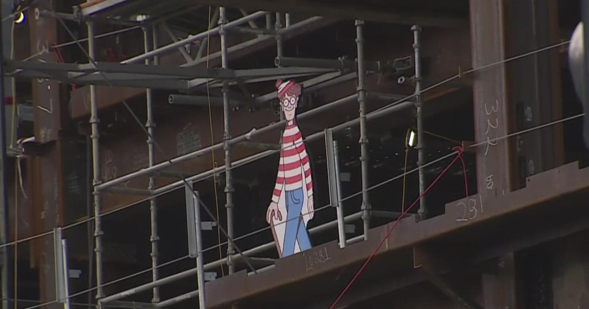 Construction crews use Wheres Waldo? cutouts to entertain Sacramento childrens hospital patients