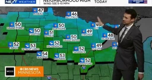 NEXT Weather: 5 a.m. report for Minnesota on Nov. 13, 2025 - CBS Minnesota