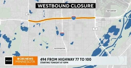 494 set for weekend closures near MSP Airport, and more headlines - CBS ...