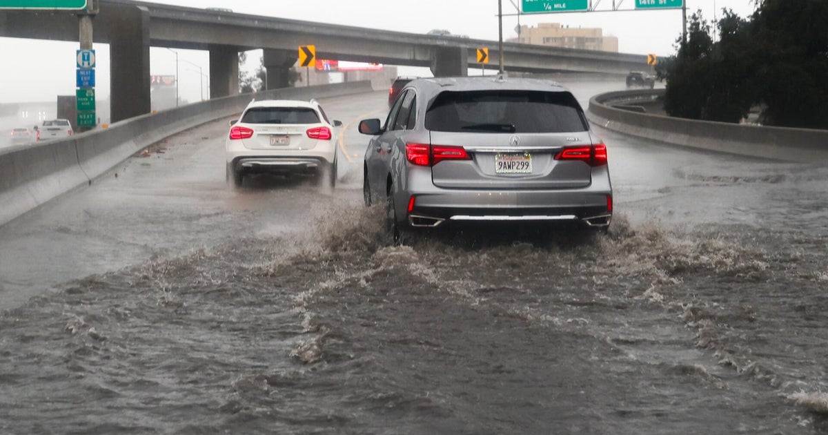 Atmospheric river's massive storms threaten California with mudslides and flooding