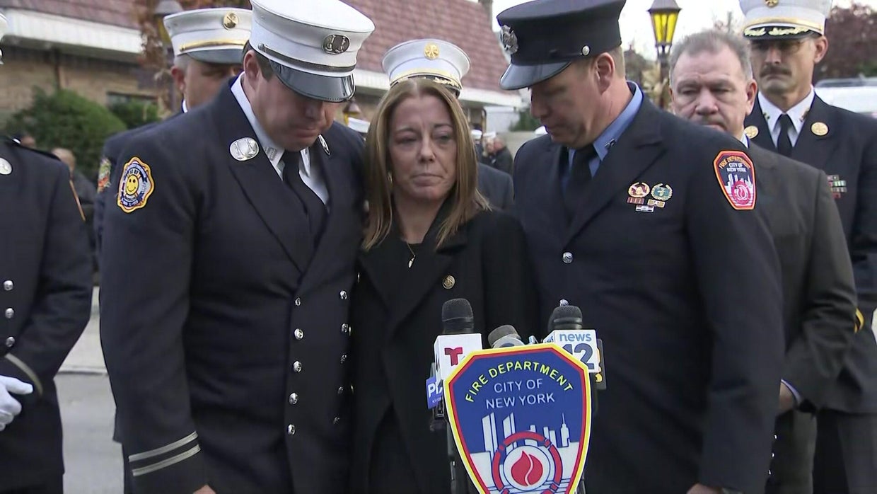 Wake held Friday for fallen FDNY Firefighter Patrick Brady - CBS New York