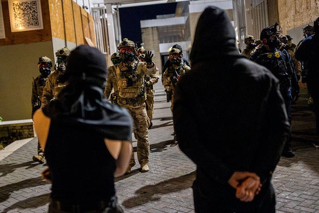 Protest Against ICE and National Guard Deployment In Portland