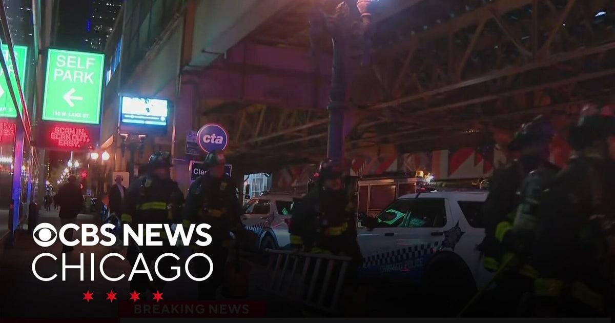 Witnesses claim woman set on fire along CTA Blue Line train - CBS Chicago