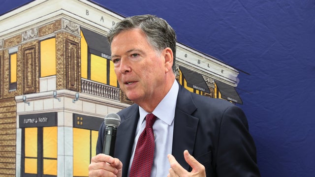 James Comey Promotes His New Book FDR Drive At Barnes And Nobles In New York 