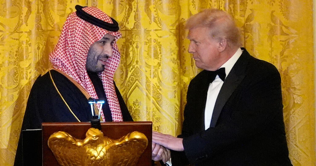 Trump says he's making Saudi Arabia a major non-NATO ally - CBS News