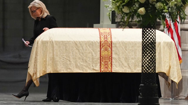 APTOPIX Cheney Funeral 