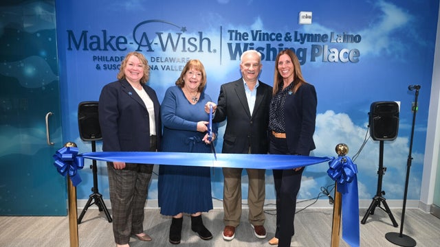 Photos from the unveiling of the new home for Make-A-Wish in Bala Cynwyd 