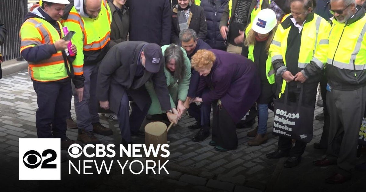 Belgian block restoration project completed in Dumbo, Brooklyn