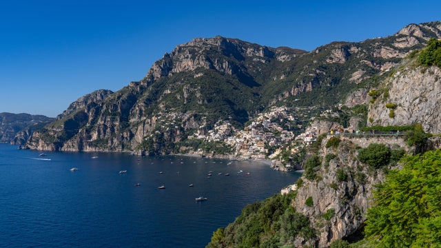 Houses and the church Collegiata di Santa Maria Maddalena of 