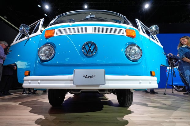 California Wildfire Blue Bus 