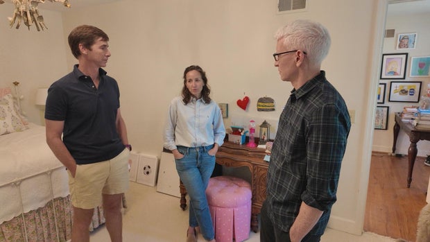 Chad and Jada Scruggs with Anderson Cooper