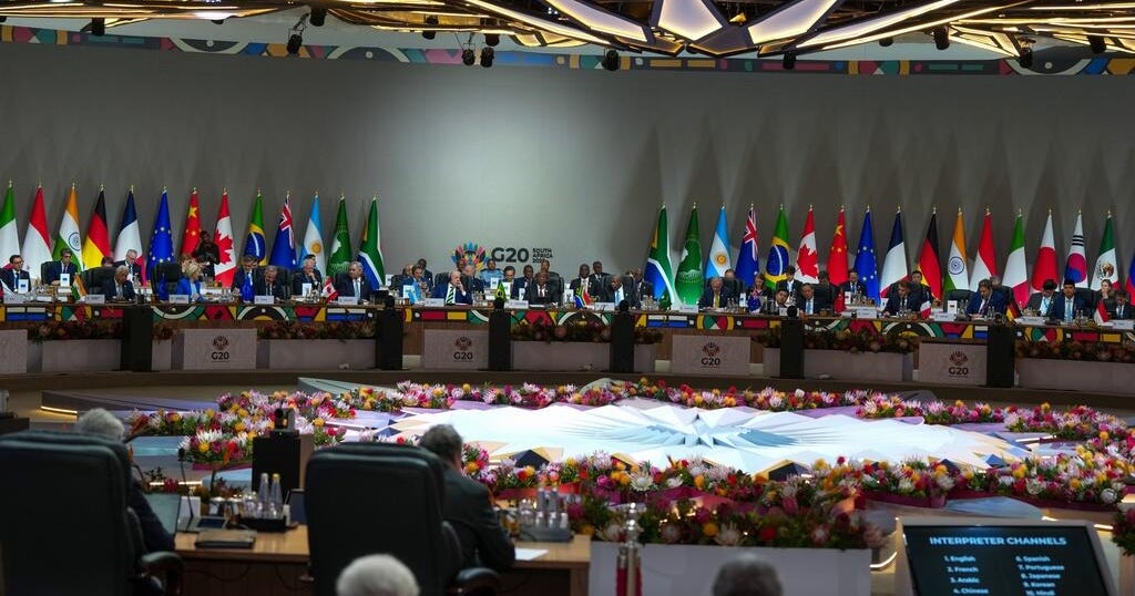 G20 summit in South Africa adopts declaration despite U.S. boycott